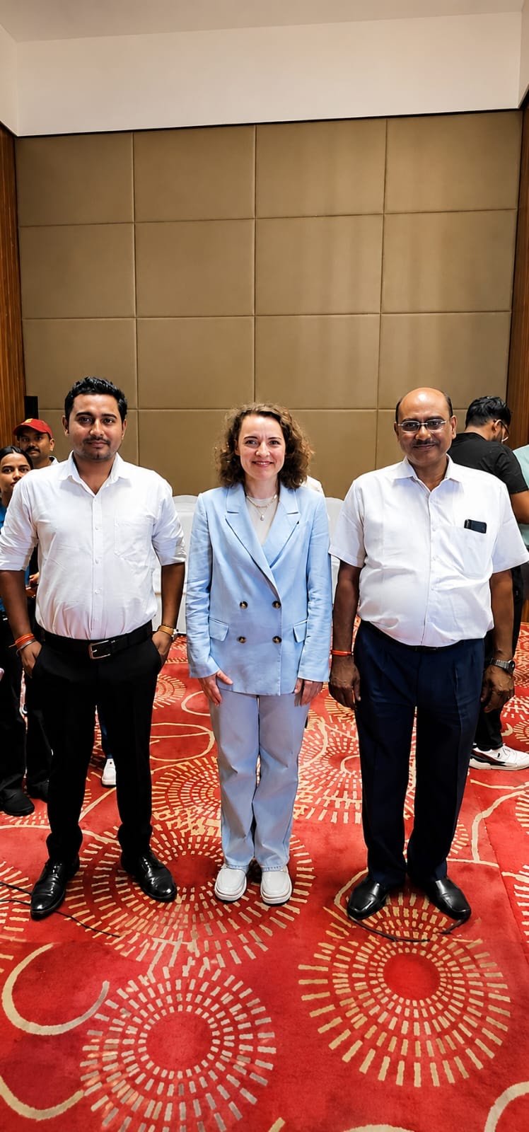 With Our International Delegation